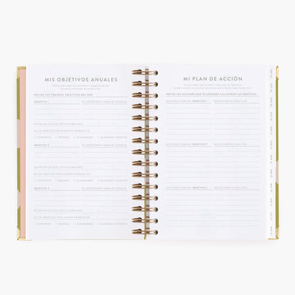 Agenda diaria 26-27. Pistacho dream. Mediana.