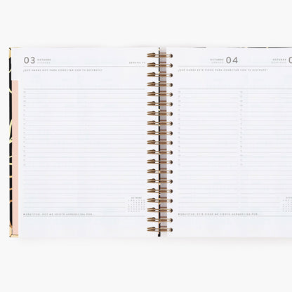 Tara. Agenda diaria 25-26. Black. Grande.