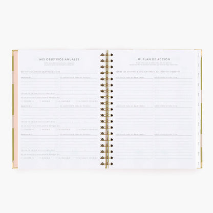 Agenda semanal 2027. Pistacho dream. Grande