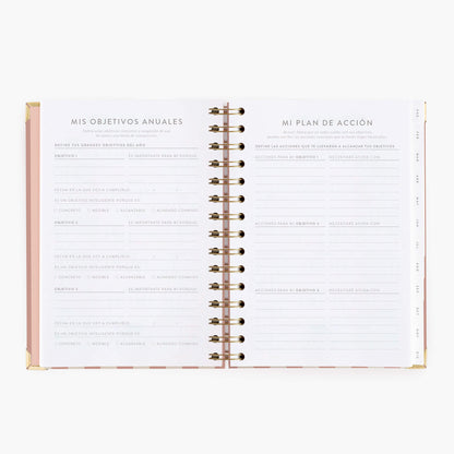 Agenda semanal 2027. Panamera Pink. Mediana