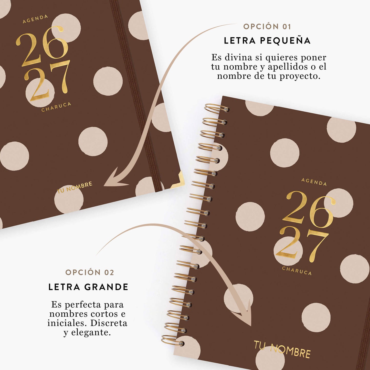 Agenda semanal 26-27. Chocolate love. Grande.