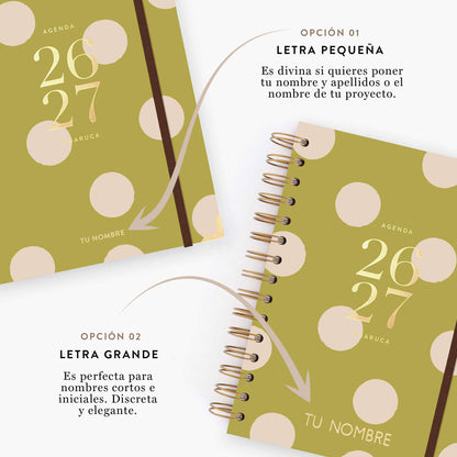 Agenda semanal 26-27. Pistacho dream. Mediana.