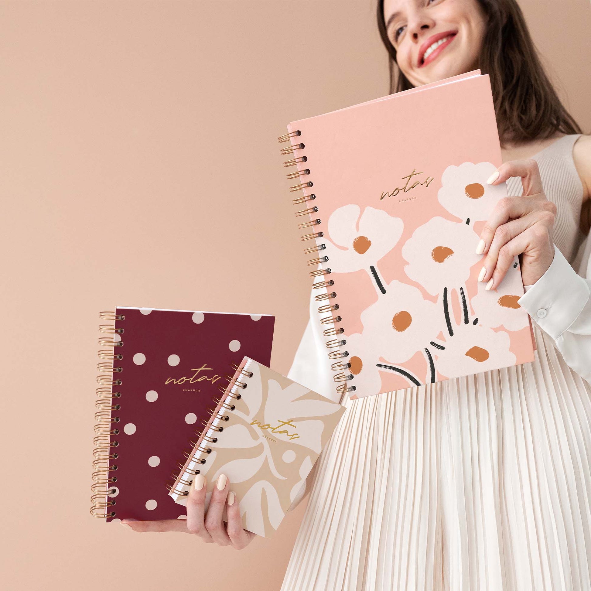 Cuaderno grande. Blossom.