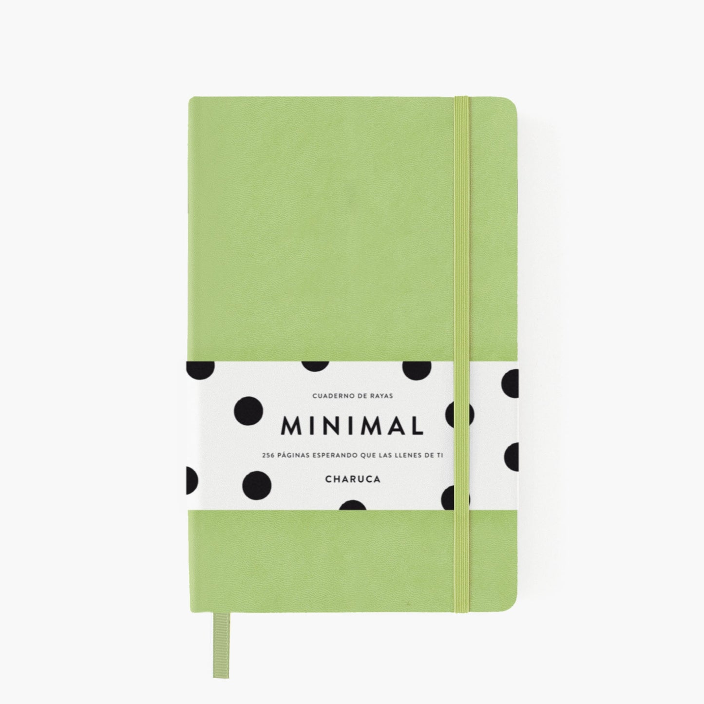 Cuaderno Journal hoja rayas. Matcha.