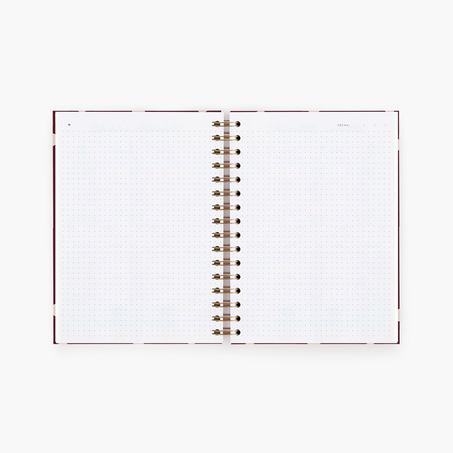 Cuaderno mediano. Cherry.