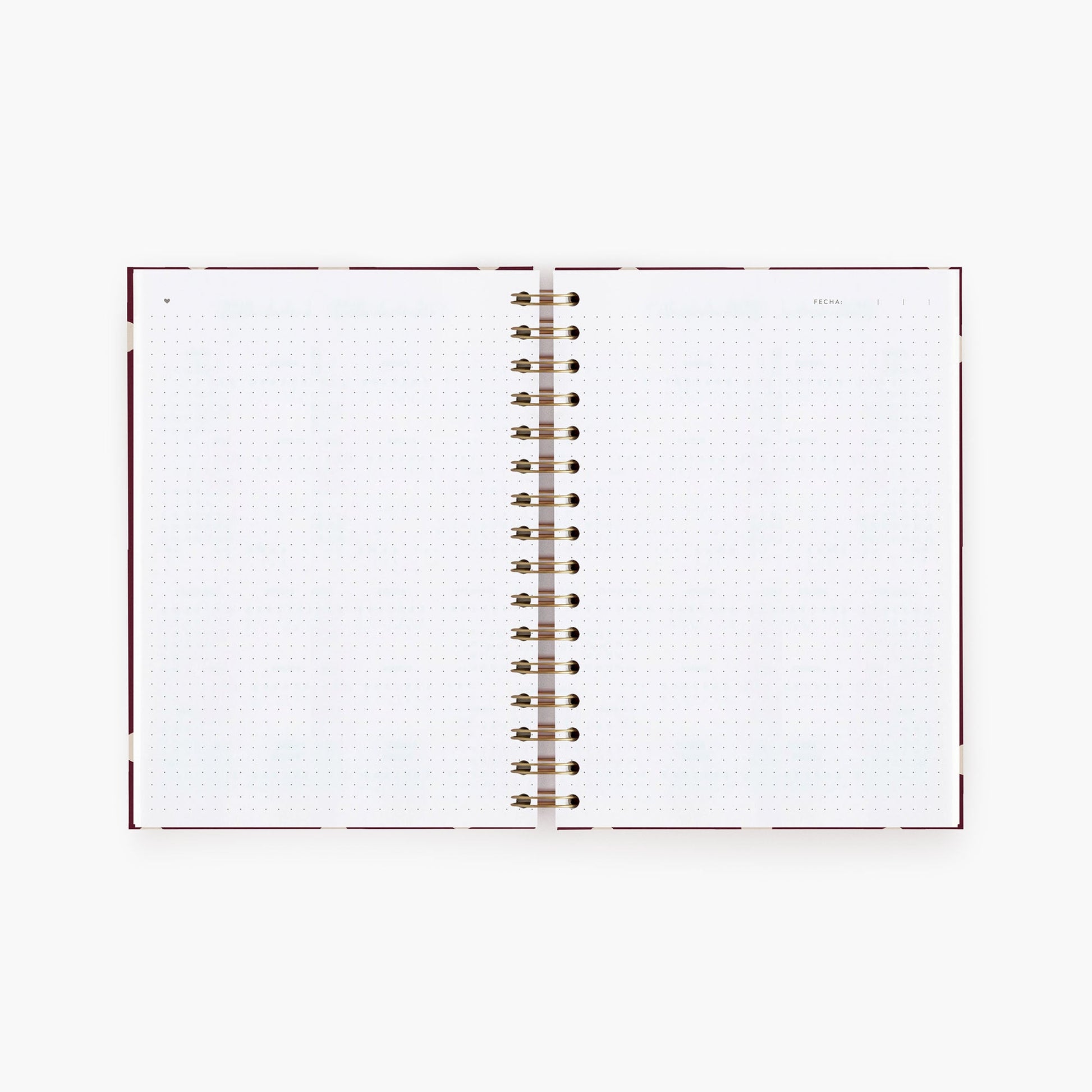 Cuaderno mediano. Cherry.