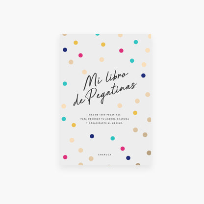 Libro de pegatinas blanco. Mi vida en equilibrio.