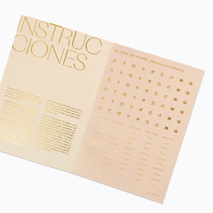 Libro de pegatinas Pink&Gold.