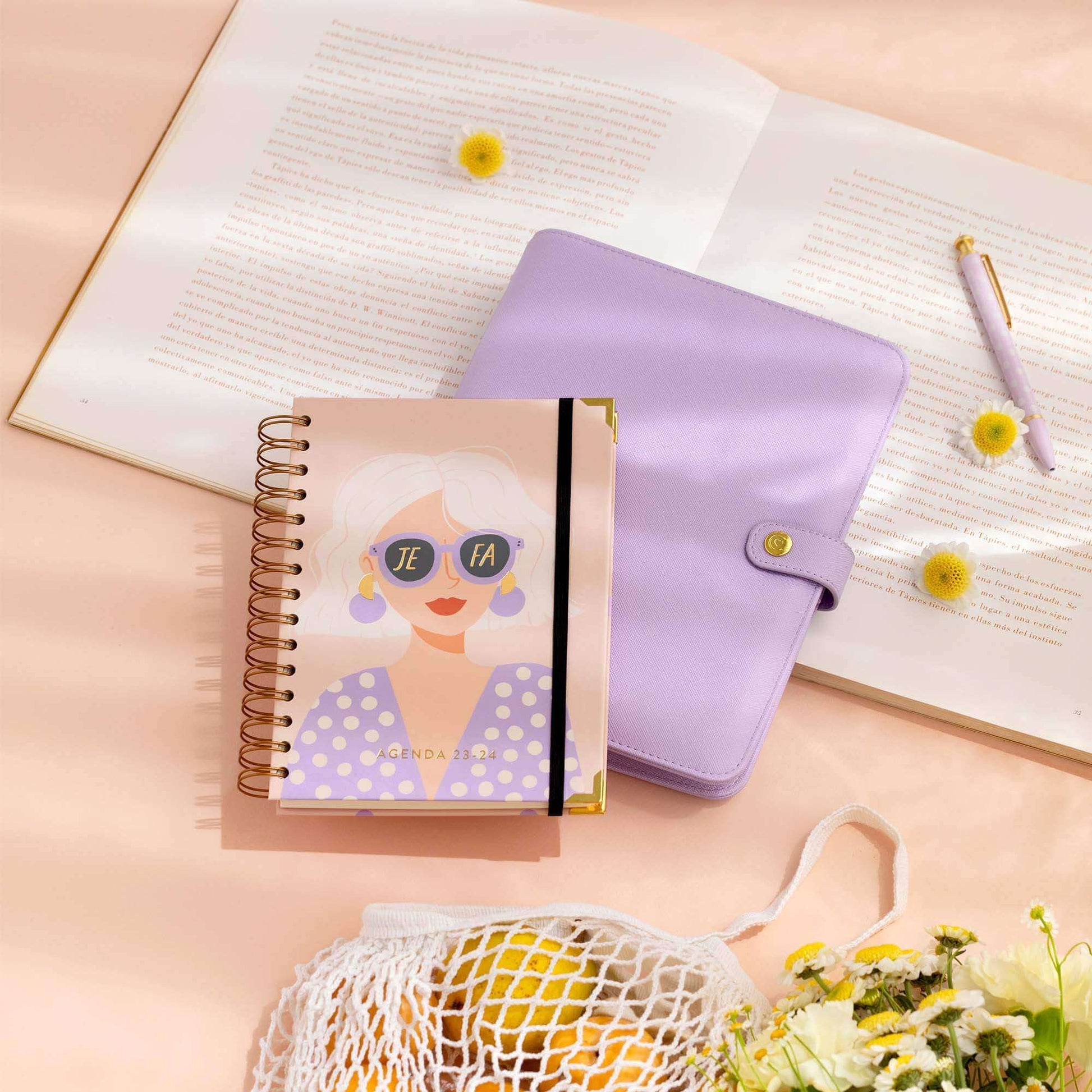 Planner personal A5. Lila.