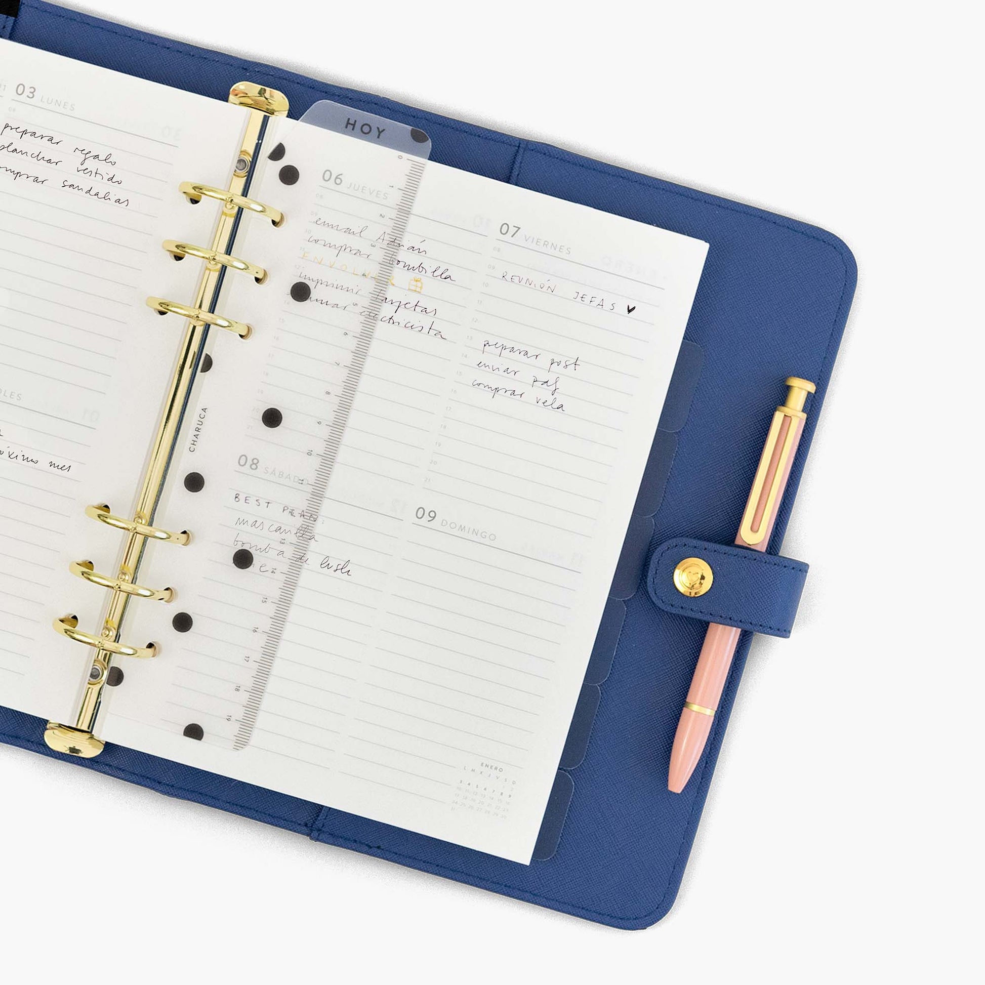 Planner personal A5. Navy.