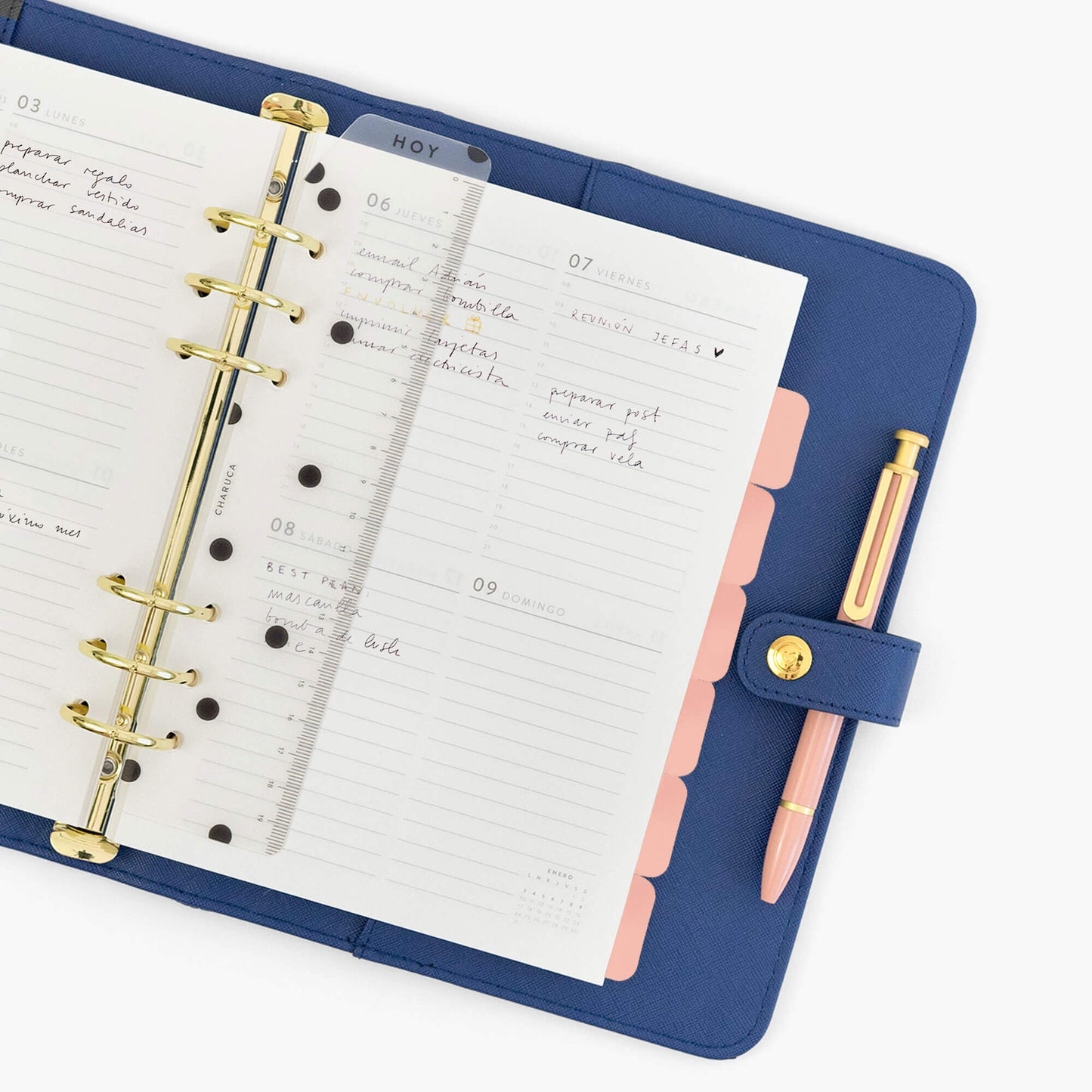 Planner personal A5. Navy.