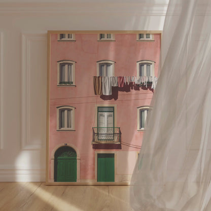 Pink fachada. Póster.