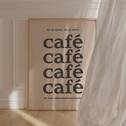 Café café café! Póster.