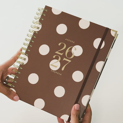 Agenda diaria 26-27. Chocolate love. Grande.