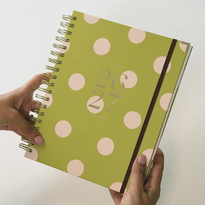 Agenda diaria 26-27. Pistacho dream. Grande.
