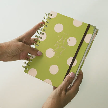 Agenda diaria 26-27. Pistacho dream. Mediana.