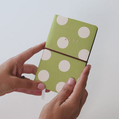 Tara. Agenda semanal 26-27. Pistacho dream. Mini.